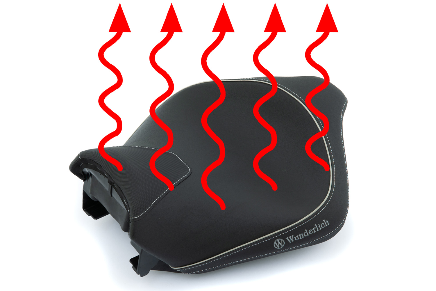 Selle conducteur Wunderlich AKTIVKOMFORT avec chauffage Smart Plug & Play R 1300 RT