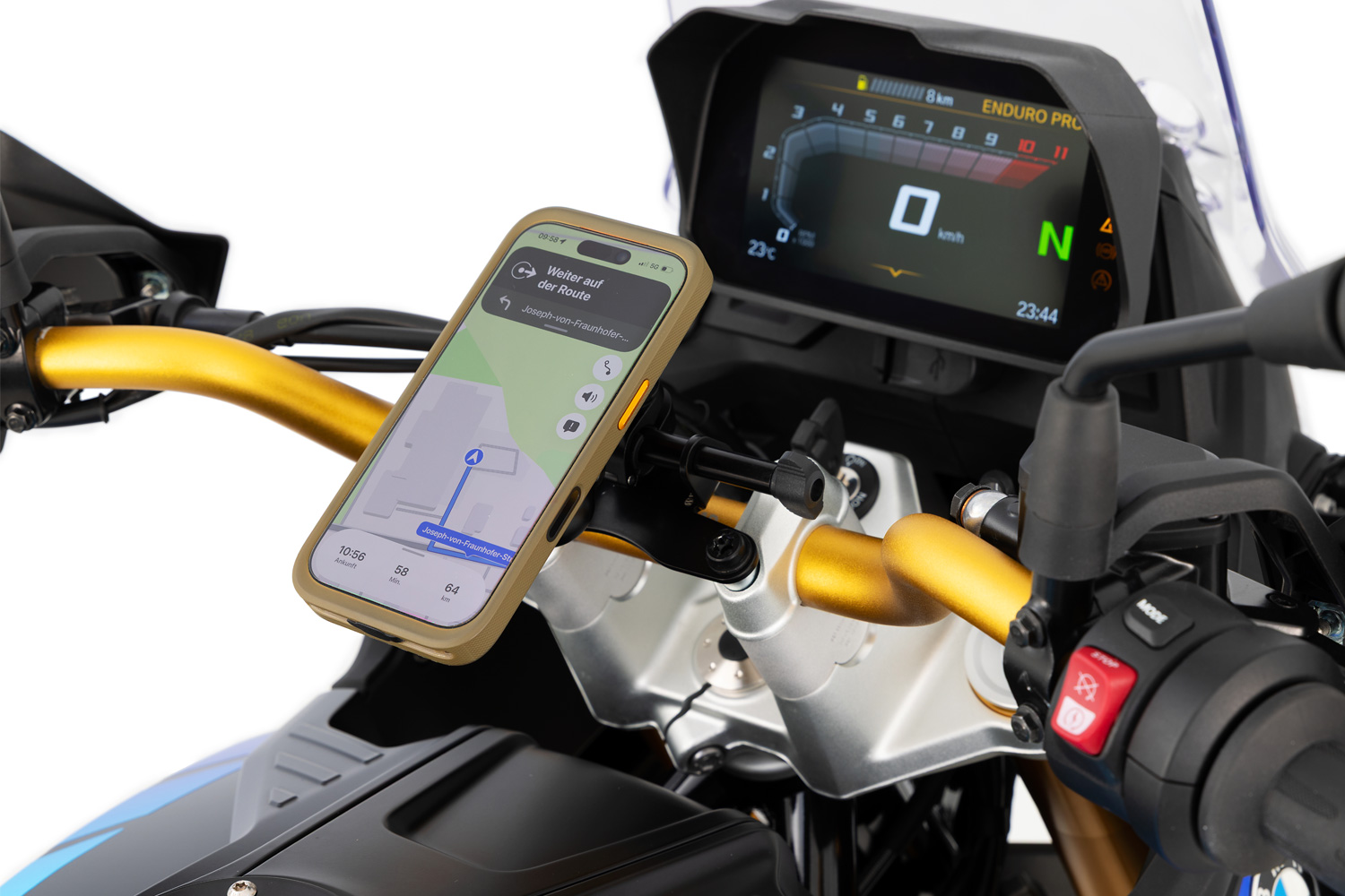 Wunderlich Geräteträger Lenkerklemmung mit Lenkererhöhung F 450 GS
