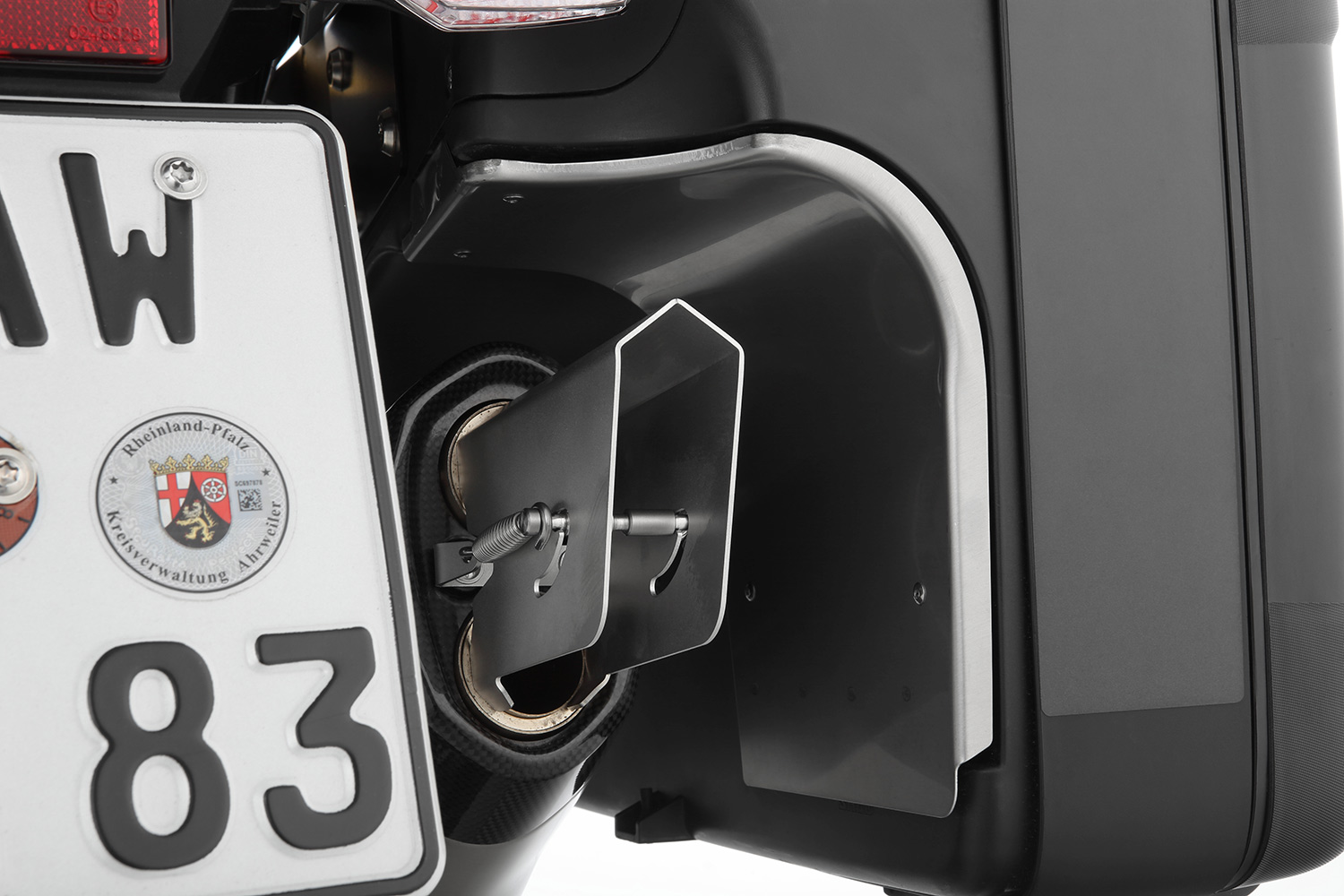 Deflector de escape Wunderlich GONZZOO para el silenciador Akrapovic