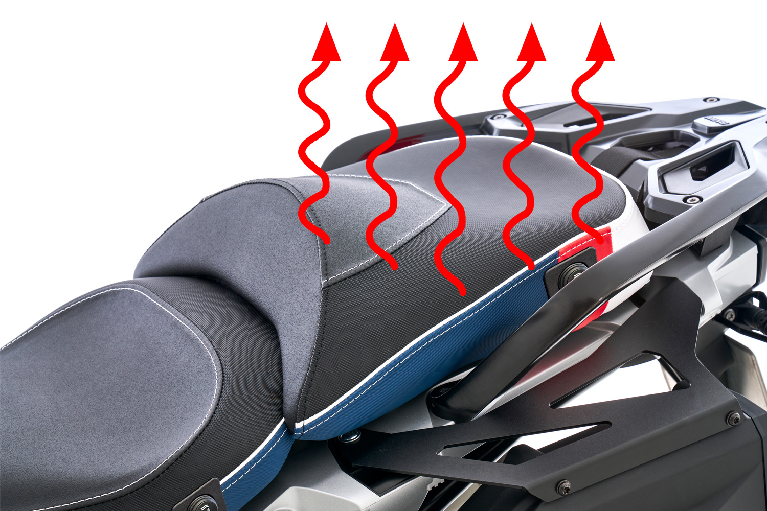 Wunderlich Asiento para pasajero AKTIVKOMFORT estándar con sistema de calefacción no original