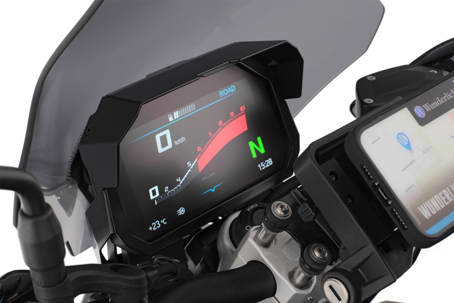 Wunderlich TFT-Display-Diebstahlschutz mit Blendschutz-Vorbereitung F 900 R