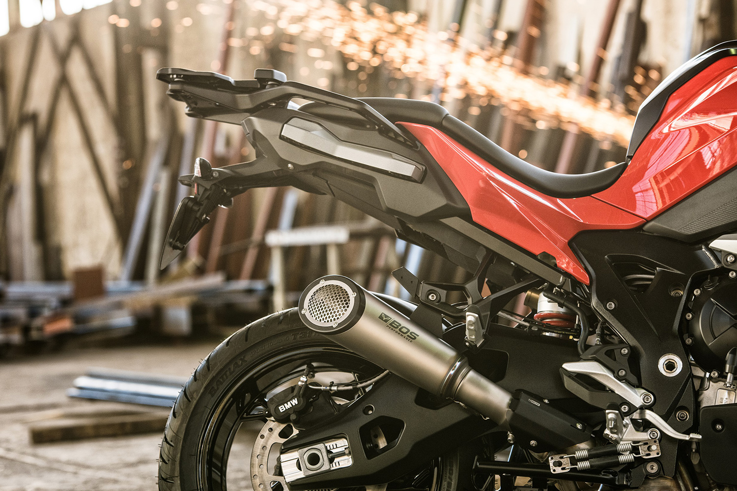 Silenciador trasero BOS Slip-On S 1000 XR (2020 -) «SSEC GP»