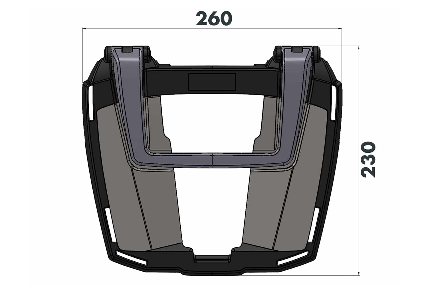Portapacchi per topcase Hepco & Becker Easyrack per BMW F 900 XR