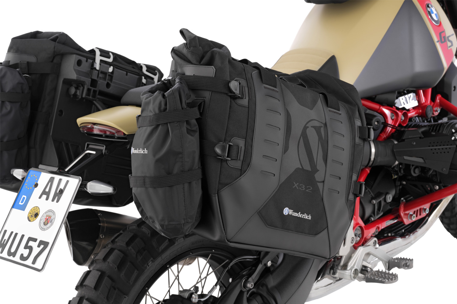 Wunderlich X-Gepäcksystem Seitentasche mit Träger R 12 G/S