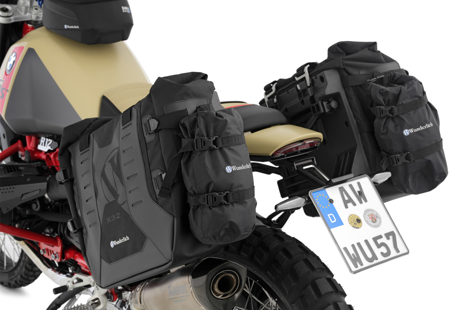 Wunderlich X-Gepäcksystem Seitentasche mit Träger R 12 G/S