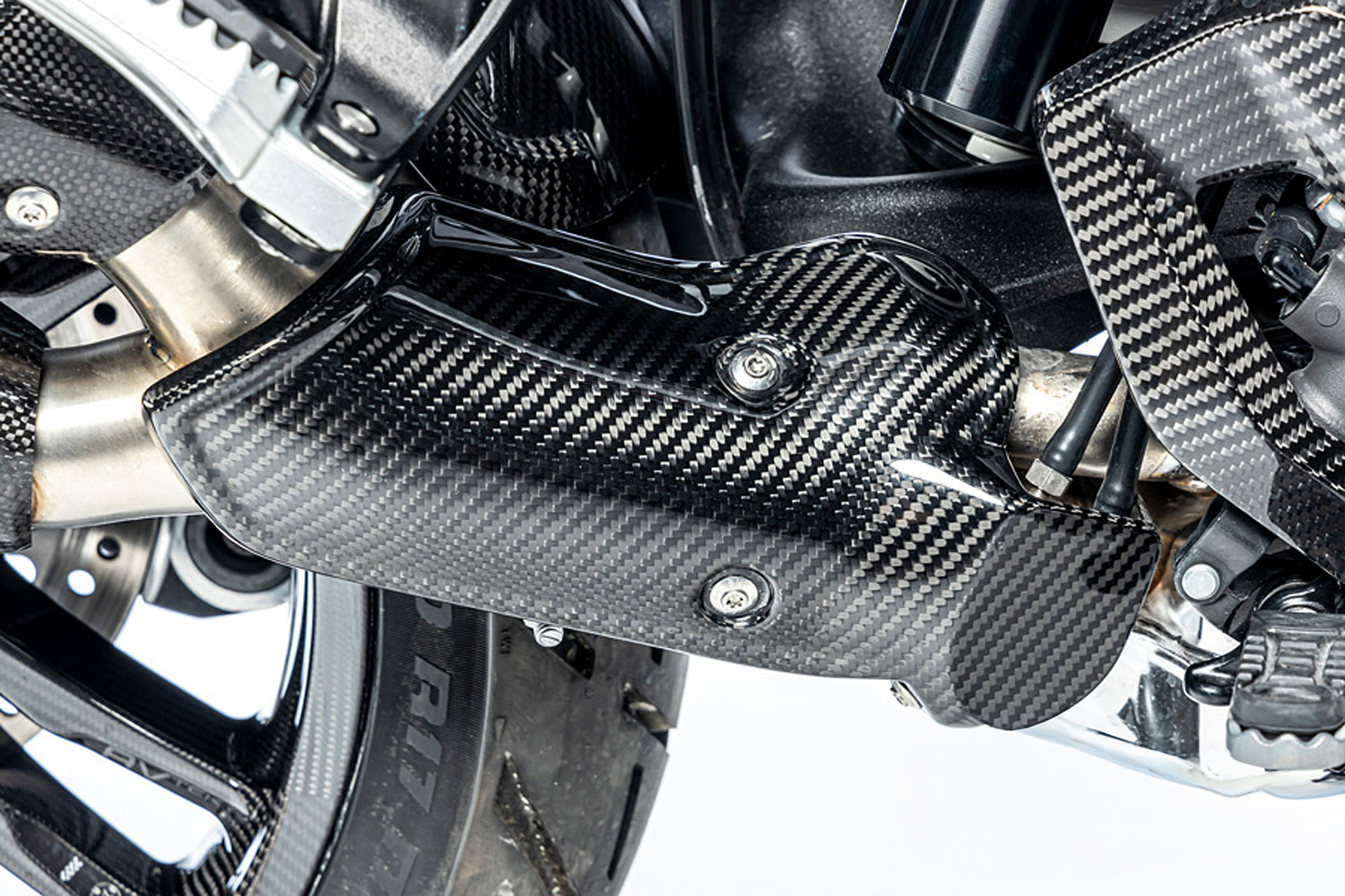 Ilmberger Protezione termica per il silenziatore inferiore R 1300 GS (Adventure)