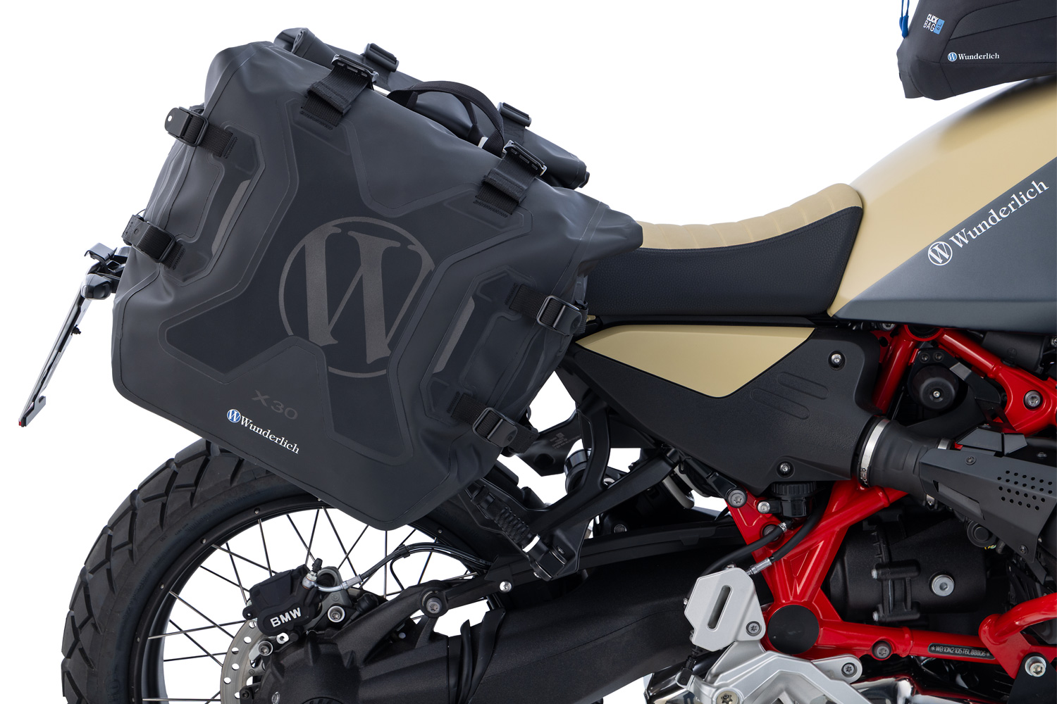 Wunderlich X-Gepäcksystem Seitentaschen WATERPROOF mit Träger R 12 G/S