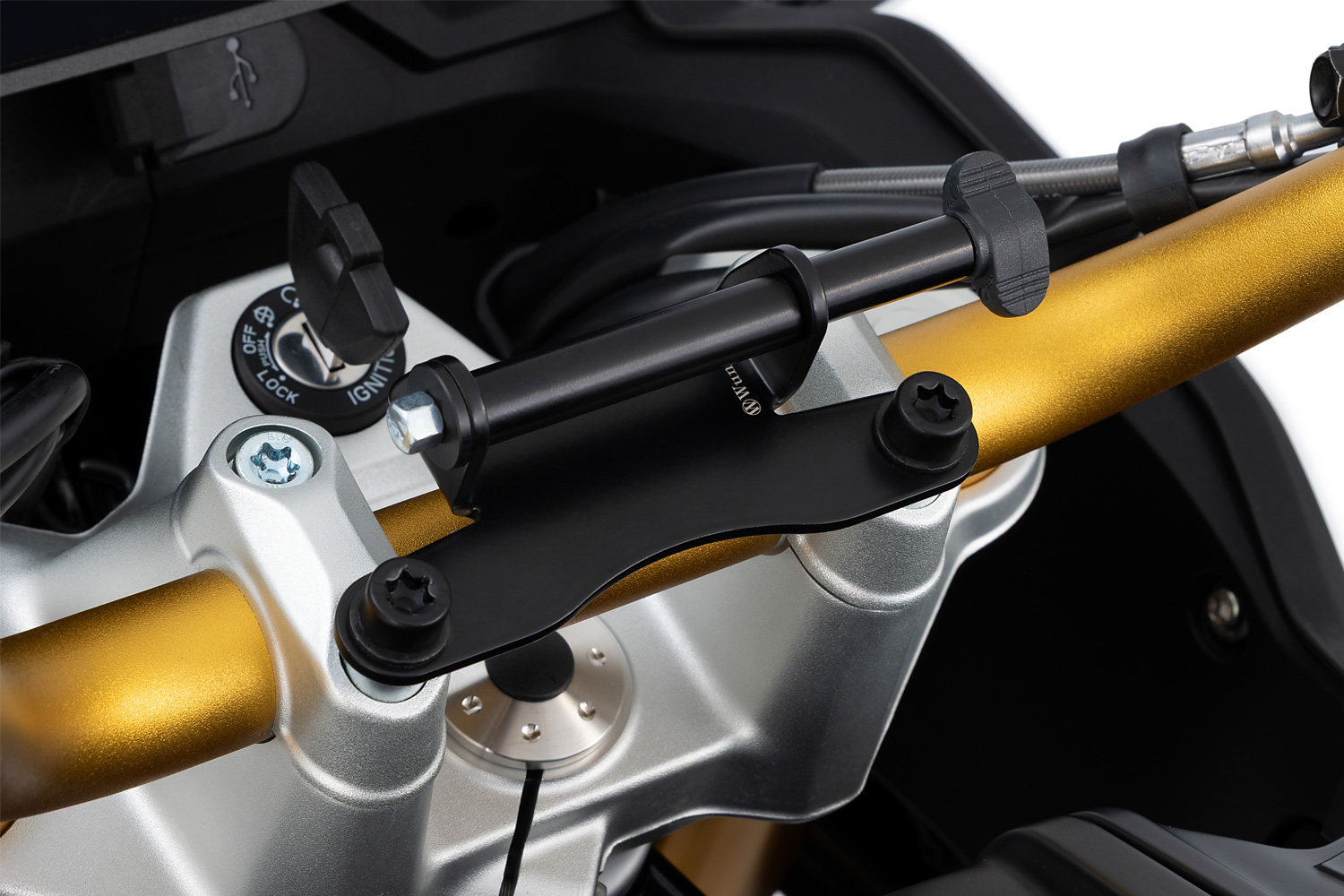 Wunderlich Geräteträger Lenkerklemmung F 450 GS