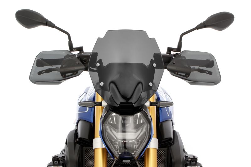 Puig Verkleidungsscheibe Dark Night Getönt – Für Motorrad-Scheinwerfer, In Glossy Black, Maße Ca. 47 X 46 Cm, Inkl. Montagematerial